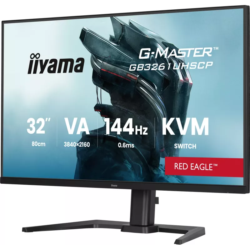 iiyama G-MASTER GB3261UHSCP-B1 arvutimonitor 80 cm (31.5 tolli) 3840 x 2160 pikslit 4K Ultra HD LED must