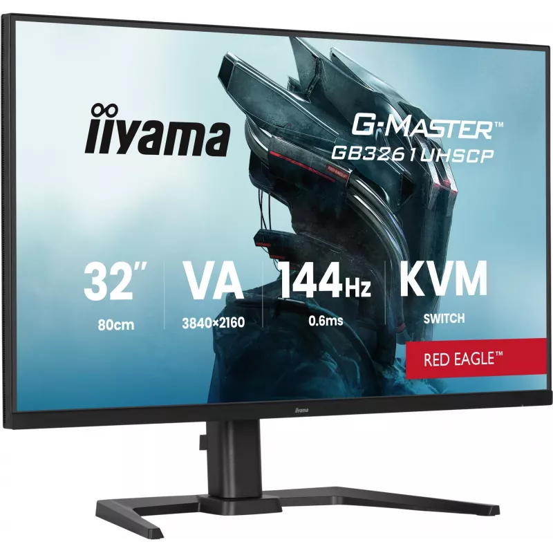 iiyama G-MASTER GB3261UHSCP-B1 arvutimonitor 80 cm (31.5 tolli) 3840 x 2160 pikslit 4K Ultra HD LED must