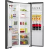 Gorenje Side by Side külmkapp NRS917E41BXWD, eraldiseisev, Ameerika tüüpi uks, must, 2 ust, puutetundlik, LED