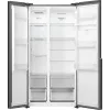 Gorenje Side by Side külmkapp NRS917E41BXWD, eraldiseisev, Ameerika tüüpi uks, must, 2 ust, puutetundlik, LED