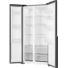 Gorenje Side by Side külmkapp NRS917E41BXWD, eraldiseisev, Ameerika tüüpi uks, must, 2 ust, puutetundlik, LED