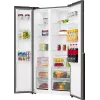 Gorenje Side by Side külmkapp NRS917E41BXWD, eraldiseisev, Ameerika tüüpi uks, must, 2 ust, puutetundlik, LED