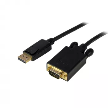 StarTech.com 15ft (4,6m) DisplayPort-VGA-kaabel – aktiivne DisplayPort-VGA-adapterkaabel – 1080p video – DP-VGA monitorikaabel – DP 1.2 VGA-muundur – lukustuv DP-pistik