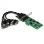 StarTech.com 4-pordiline PCI Express PCIe jadakombokaart - 2 x RS232 2 x RS422 / RS485