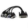 StarTech.com 4-pordiline PCI Express PCIe jadakombokaart - 2 x RS232 2 x RS422 / RS485