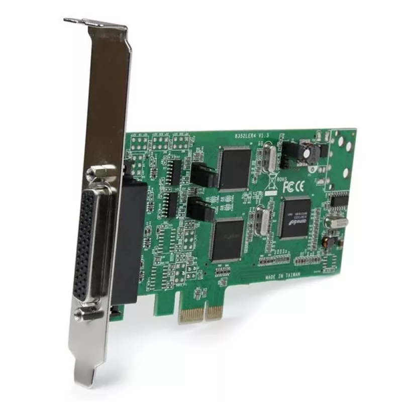StarTech.com 4-pordiline PCI Express PCIe jadakombokaart - 2 x RS232 2 x RS422 / RS485