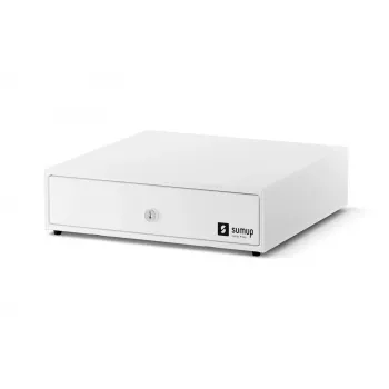 Sularahasahtel SumUp Cash Drawer — plastist ja terasest korpus, valge, 330×340×100 mm, 5 kg