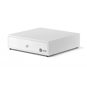 Sularahasahtel SumUp Cash Drawer — plastist ja terasest korpus, valge, 330×340×100 mm, 5 kg