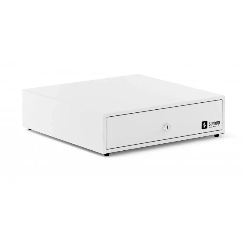 Sularahasahtel SumUp Cash Drawer — plastist ja terasest korpus, valge, 330×340×100 mm, 5 kg