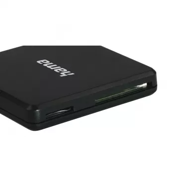 Hama USB 3.0 mitmekaardilugeja, SD/microSD/CF, must