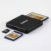 Hama USB 3.0 mitmekaardilugeja, SD/microSD/CF, must