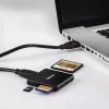 Hama USB 3.0 mitmekaardilugeja, SD/microSD/CF, must