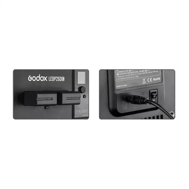 LED-valgusti Godox LEDP260C 30W Must Valge