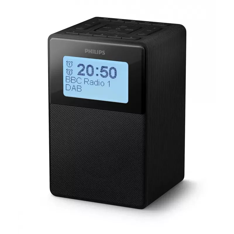 Digitaalne äratuskell Philips TAR5100/10 must 12/24h LCD Bluetooth