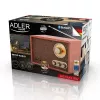 Kaasaskantav raadio Adler AD 1171 — AM/FM, 10 W RMS, Bluetooth, välisantenn, pronksjas, 290×200×172 mm