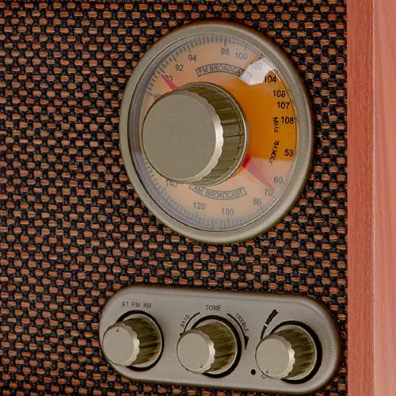 Kaasaskantav raadio Adler AD 1171 — AM/FM, 10 W RMS, Bluetooth, välisantenn, pronksjas, 290×200×172 mm
