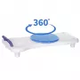 Vannipink ActionMed LW400AM 2-ühes pöörleva ülekandeplaadiga, valge, niiskuskindel, ergonoomiline iste, riputusaas