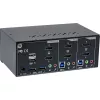 KVM laualüliti InLine 62652I 2-pordiline kahe monitoriga HDMI 4K USB 3.0 heli