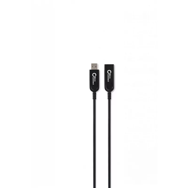 Microconnect USB3.0AAF30AOP aktiivne optiline USB-kaabel USB 3.2 Gen 1 (3.1 Gen 1) 30 m USB A Must