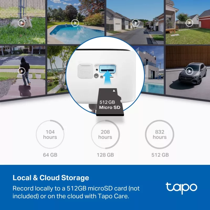 TP-Link Tapo C400 KIT Box IP-turvakaamera Välitingimustesse 1920 x 1080 pikslit Seinale