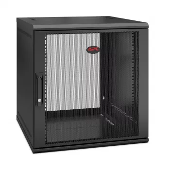 APC NetShelter WX AR112SH6 - 12U, 19-tolline paigakapp, seinale kinnitatav, eelmonteeritud, 600 mm sügav