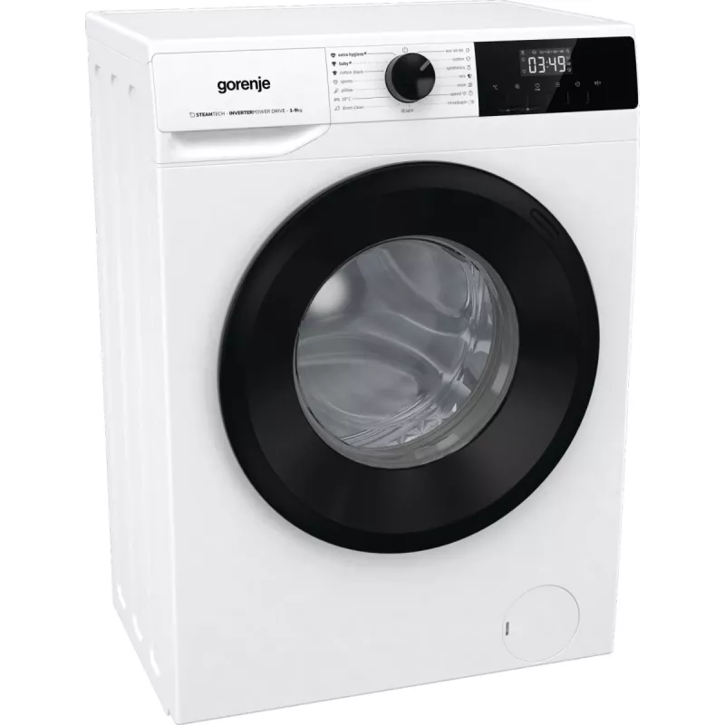 Gorenje Tvättmaskin WNHPI94A1PS BK070, Front-load, 9 kg, B, 75 dB, 1400 RPM, A