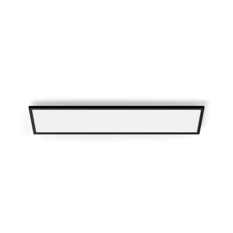 Nutikas laevalgusti Signify Philips Aurelle Ristkülikukujuline Paneel — Bluetooth/Zigbee, 1200×300×48 mm, must