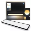 Nutikas laevalgusti Signify Philips Aurelle Ristkülikukujuline Paneel — Bluetooth/Zigbee, 1200×300×48 mm, must