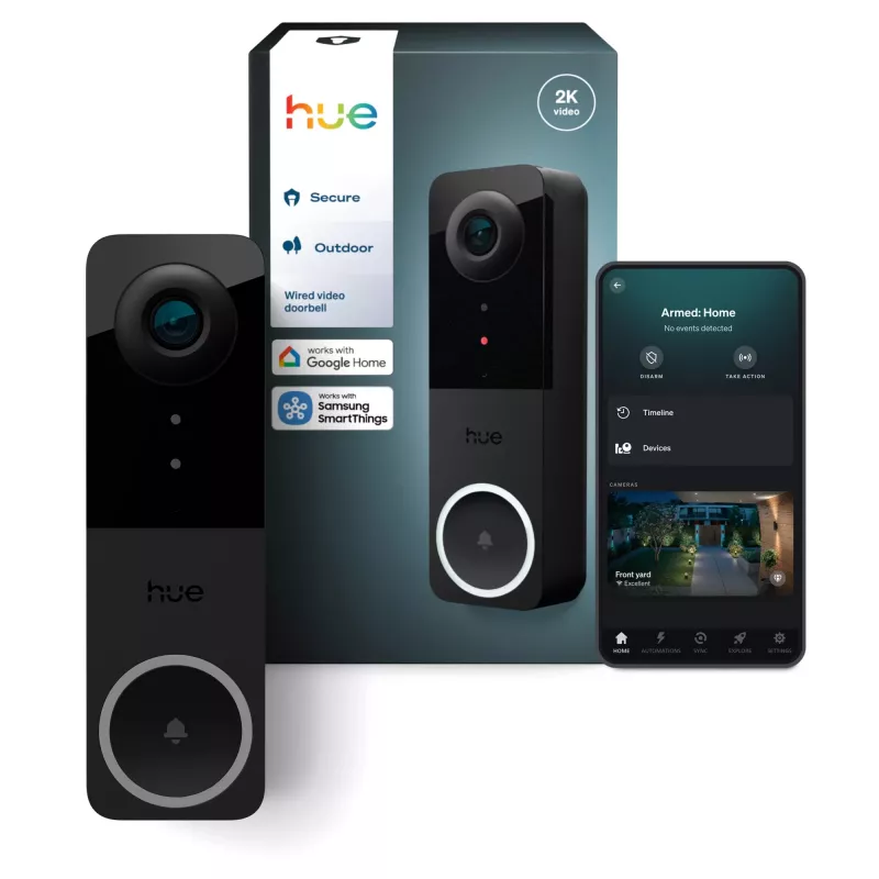 Philips Hue Secure Wired Video Doorbell Camera