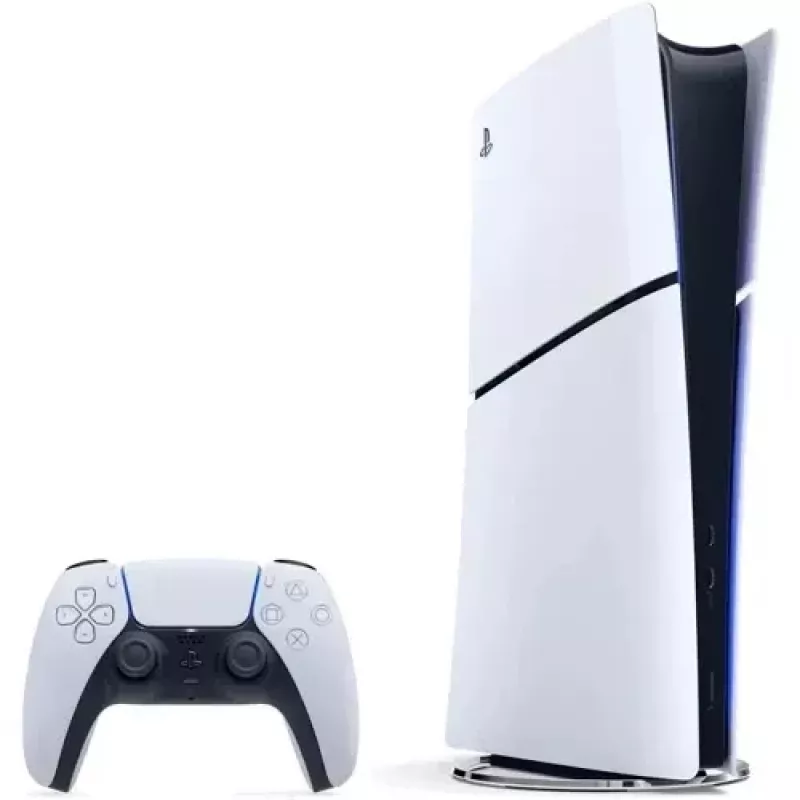 Sony Playstation 5 õhuke Digital Edition 825 GB Wi-Fi Must, Valge