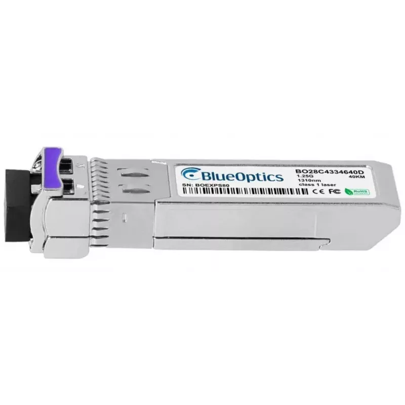 Fiiberoptiline SFP transiiver BlueOptics AT-SPBD40DUAL-14-BO, cSFP liides, LC pistik, alumiinium