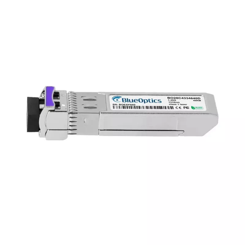 Fiiberoptiline cSFP transiiver BlueOptics GLC-2BX-D-40KM-BO 1250 Mbit/s, hõbedane, MTBF 3 000 000 h