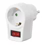Hama 00223212 toitepistiku adapter Type F valge