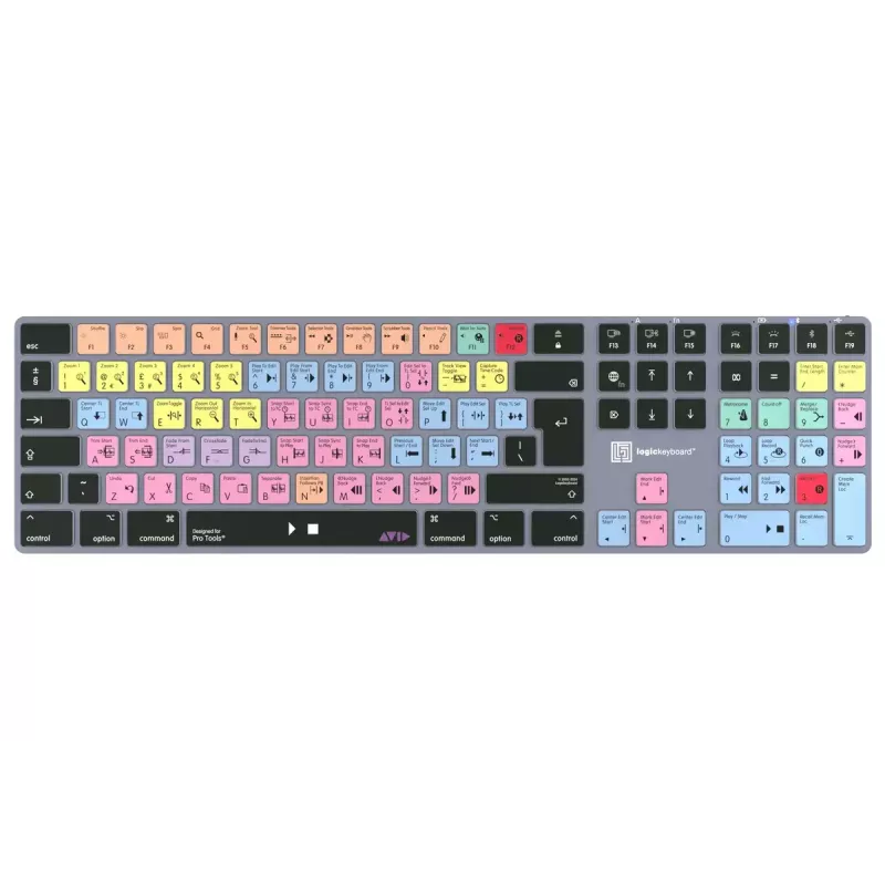 Logickeyboard LKB-PT-TM-UK klaviatuur kontor Bluetooth QWERTY inglise täissuuruses