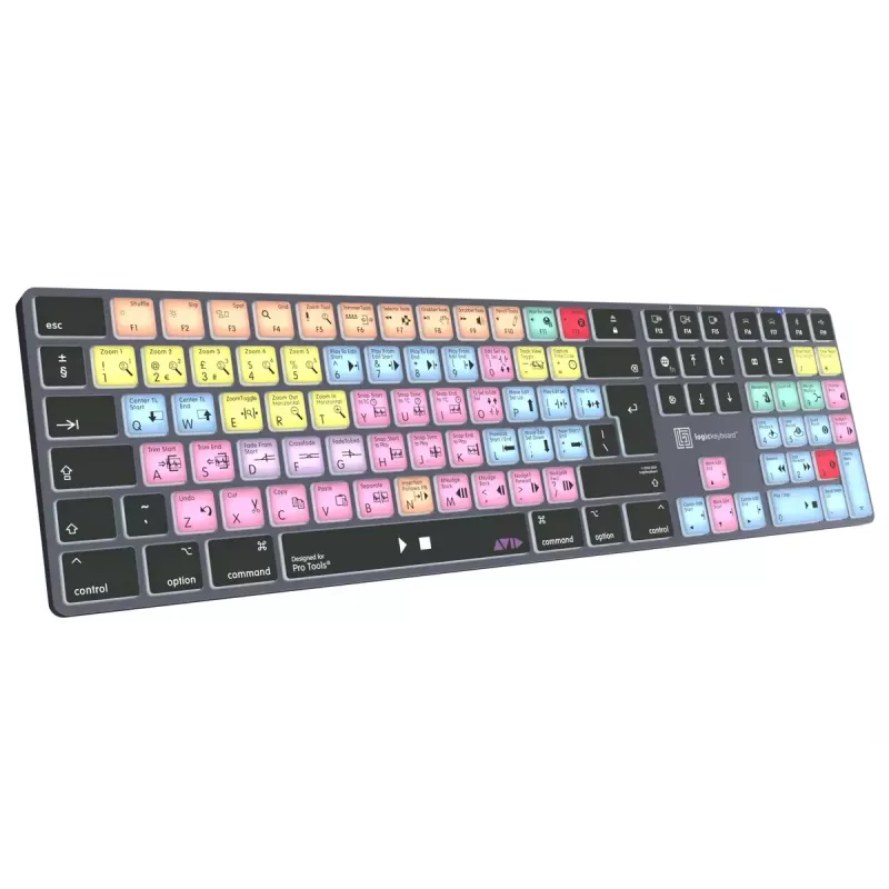 Logickeyboard LKB-PT-TM-UK klaviatuur kontor Bluetooth QWERTY inglise täissuuruses