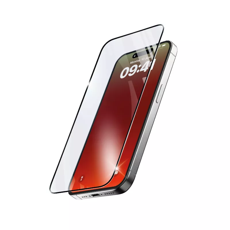 Cellularline Fortified Xtreme Glass – iPhone 16 ülitugev karastatud klaas tugevdatud servadega, lihtne paigaldada ja ülivastupidav