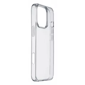 Cellularline Clear Protect - iPhone 16 Pro Max kõva ümbris kummist äärtega