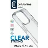 Cellularline Clear Protect - iPhone 16 Pro Max kõva ümbris kummist äärtega