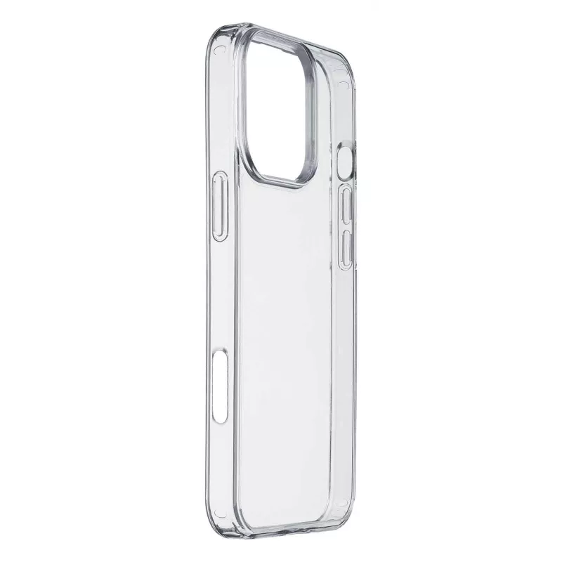Cellularline Clear Protect - iPhone 16 Pro Max kõva ümbris kummist äärtega