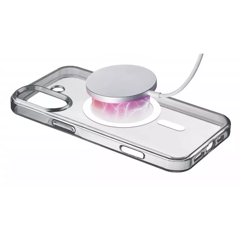 Cellularline Gloss Mag - iPhone 16 magnetiline ümbris laadimiseks ja MagSafe laadija külge kinnitamiseks