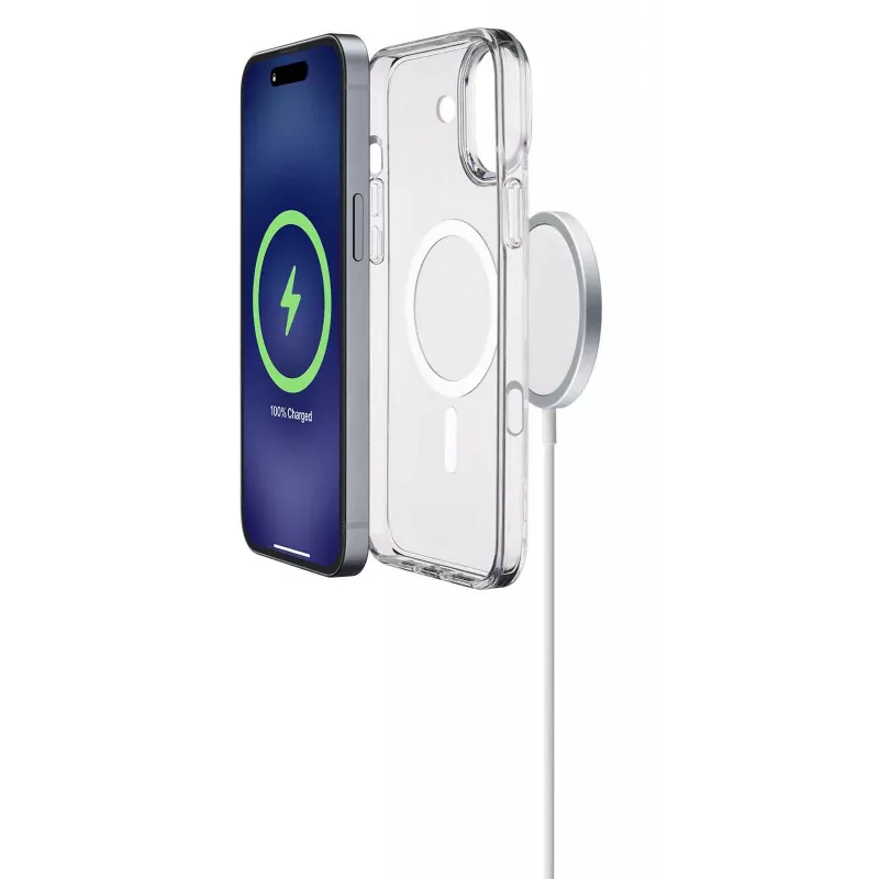 Cellularline Gloss Mag - iPhone 16 magnetiline ümbris laadimiseks ja MagSafe laadija külge kinnitamiseks