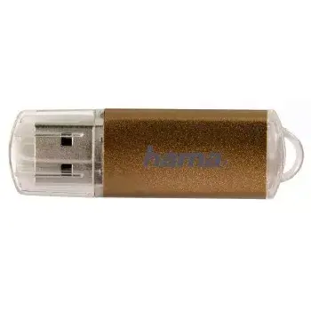 Hama 32GB Laeta USB-mälupulk USB Type-A 2.0 Pruun, Läbipaistev