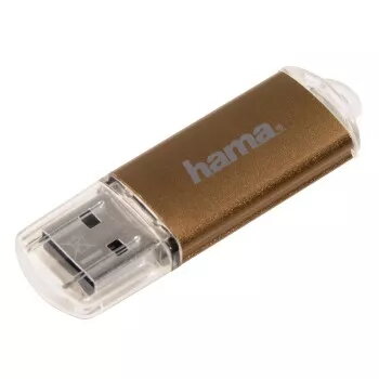 Hama 32GB Laeta USB-mälupulk USB Type-A 2.0 Pruun, Läbipaistev