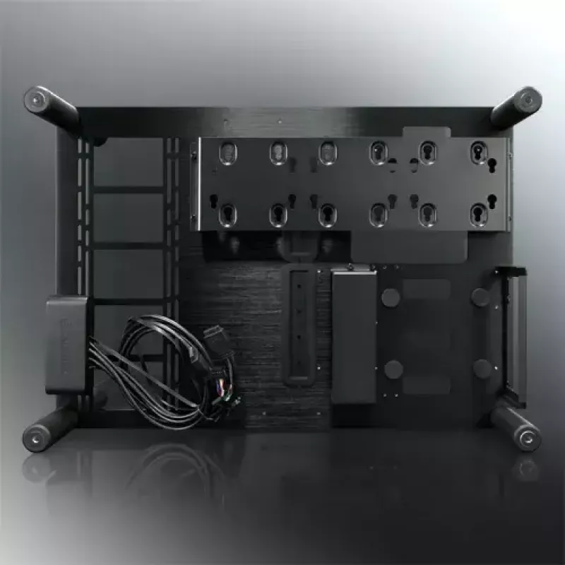 RAIJINTEK Paean lauaarvuti korpus — must läbipaistev, ATX/Micro-ATX/Mini-ITX, 4x USB 3.2 Gen1, 3x3,5 tolli + 3x2,5 tolli pesa
