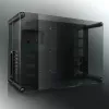 RAIJINTEK Paean lauaarvuti korpus — must läbipaistev, ATX/Micro-ATX/Mini-ITX, 4x USB 3.2 Gen1, 3x3,5 tolli + 3x2,5 tolli pesa