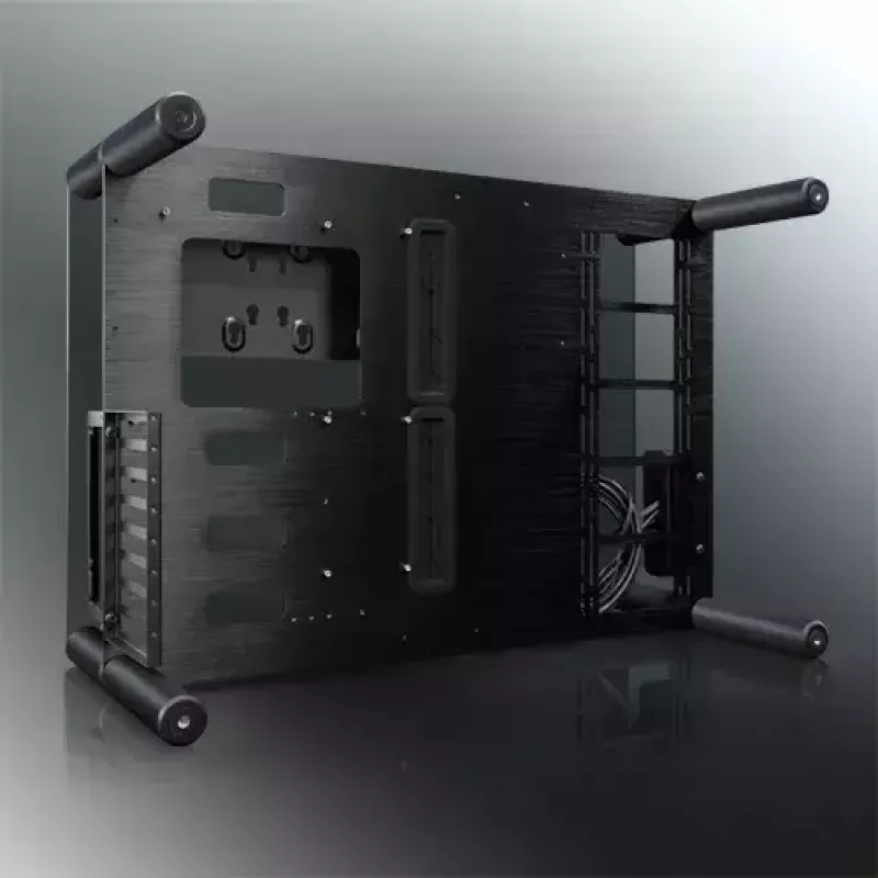 RAIJINTEK Paean lauaarvuti korpus — must läbipaistev, ATX/Micro-ATX/Mini-ITX, 4x USB 3.2 Gen1, 3x3,5 tolli + 3x2,5 tolli pesa