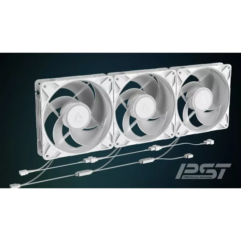 140 mm ventilaator Arctic Freezer P14 Pro Reverse A-RGB (valge) — 166.5 m³/h, 5.1 mmH₂O, FDB, PWM, kaablijagur