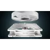 140 mm ventilaator Arctic Freezer P14 Pro Reverse A-RGB (valge) — 166.5 m³/h, 5.1 mmH₂O, FDB, PWM, kaablijagur