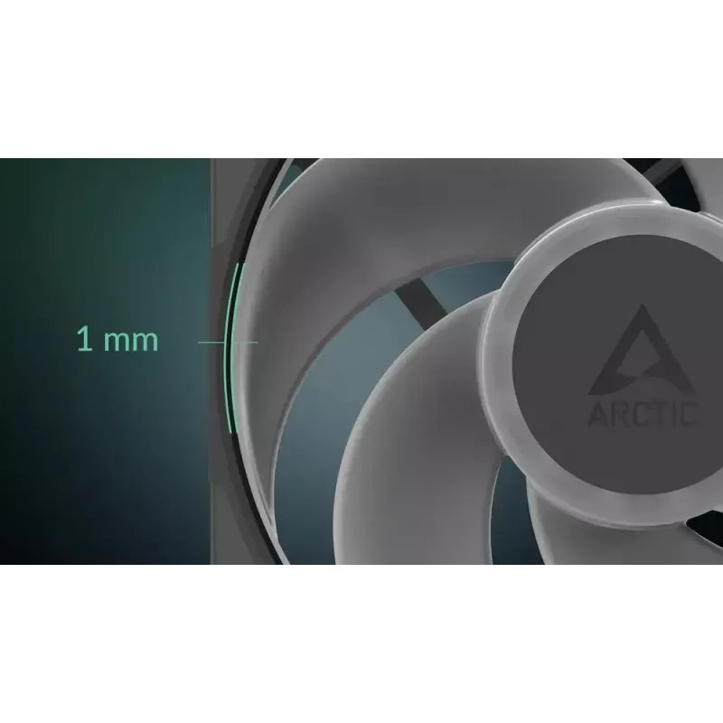 140 mm korpuse ventilaator Arctic Freezer P14 Pro Reverse A-RGB — PWM, 140 mm, 166,5 m³/h, 5,1 mmH2O, FDB, must