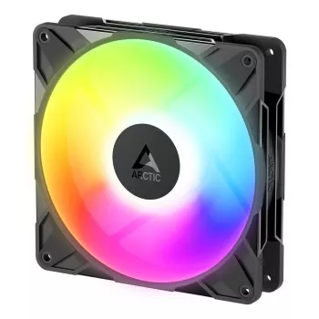 140 mm korpuse ventilaator Arctic Freezer P14 Pro Reverse A-RGB — PWM, 140 mm, 166,5 m³/h, 5,1 mmH2O, FDB, must
